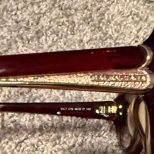 Balenciaga Red Glasses Frame